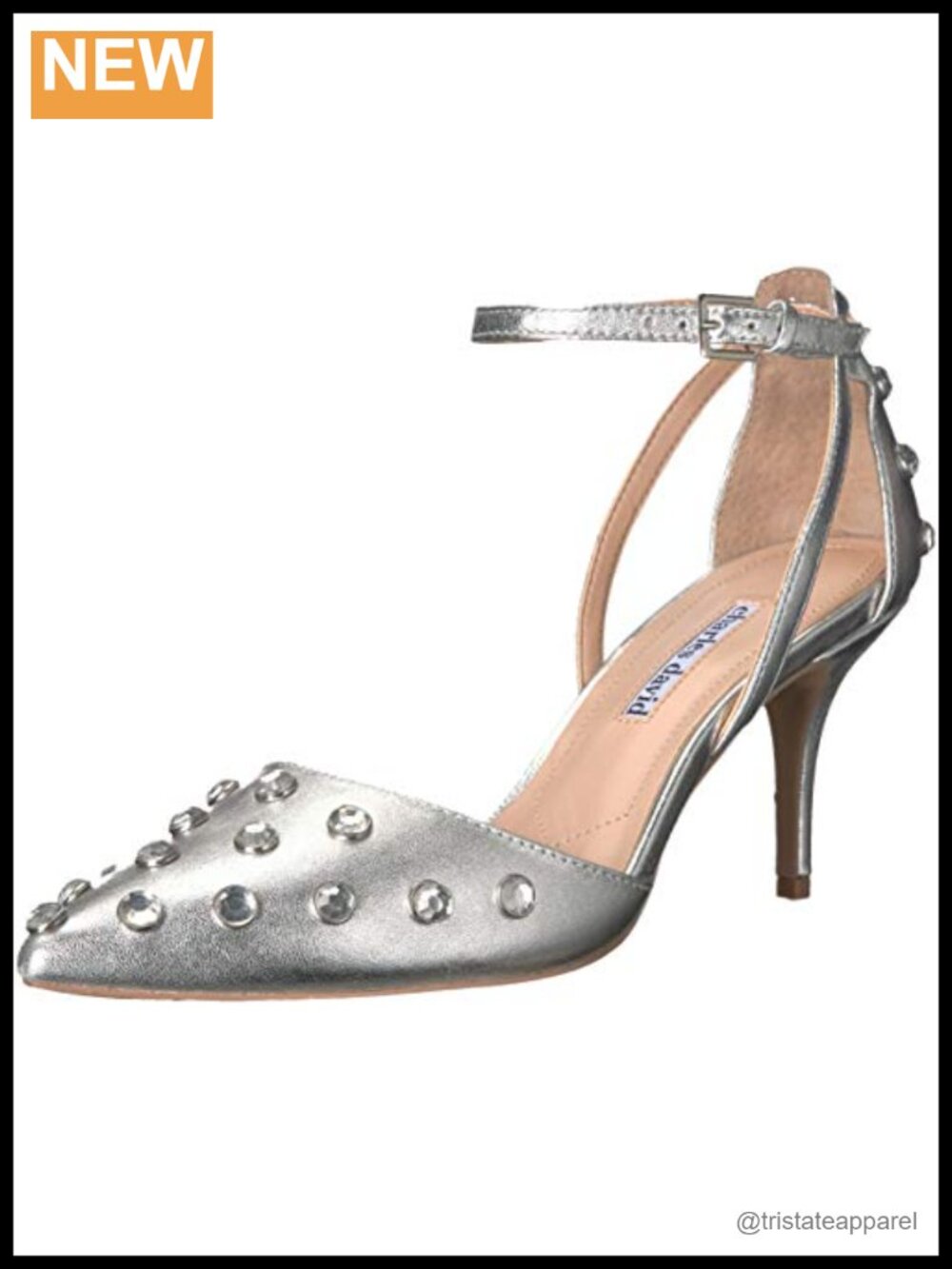 Charles David Anne Low Heel Stiletto Pumps Leather